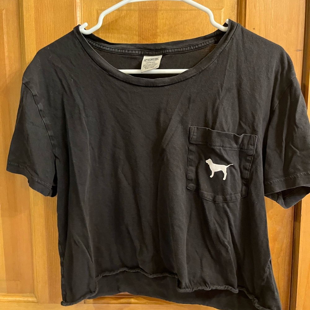 PINK Victoria's Secret Black Tee